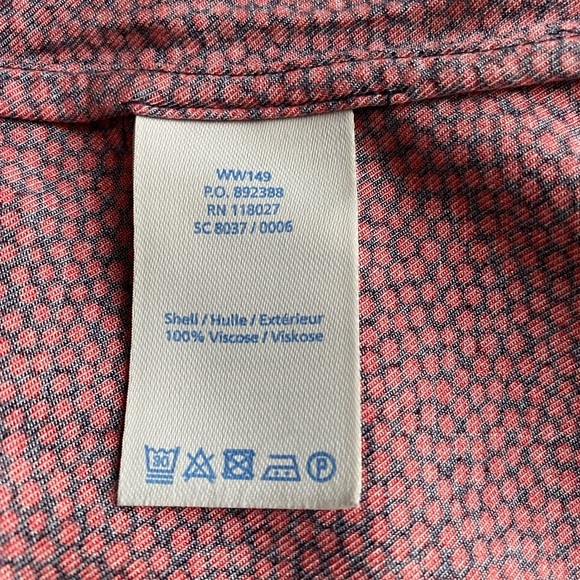 Boden Women’s Red Polka Dots Long Sleeve A-Line Shift Dress Size 14L - Picture 10 of 10